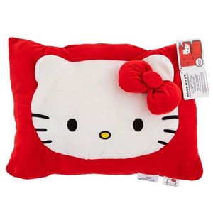 Sanrio Hello Kitty “Hello Red” Pillow Pocket Throw 2pc Set